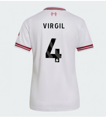 Liverpool Virgil van Dijk #4 Udebanetrøje Dame 2026-27 Kortærmet